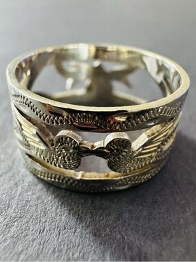 Sterling Silver Cut Out Ring